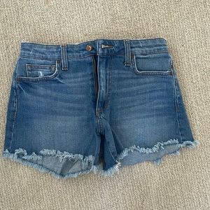 Joe’s Jeans medium wash cutoffs